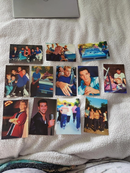 Bundle lot of 12 Winterland Nsync boyband photo cards y2k 90s
