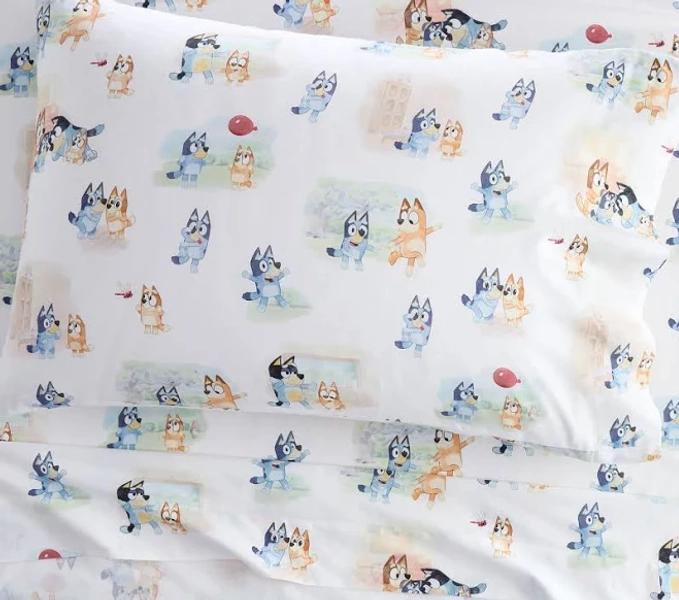 Organic Bluey Sheet Set