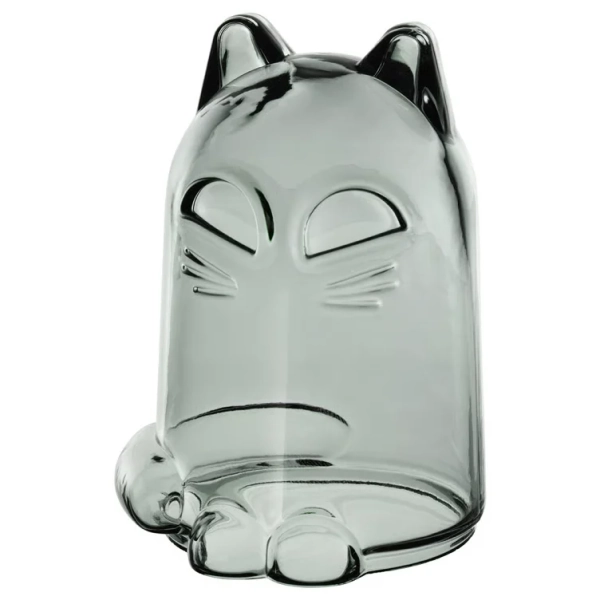 KUSTFYR Decoration - cat dark gray 4 ¾ "