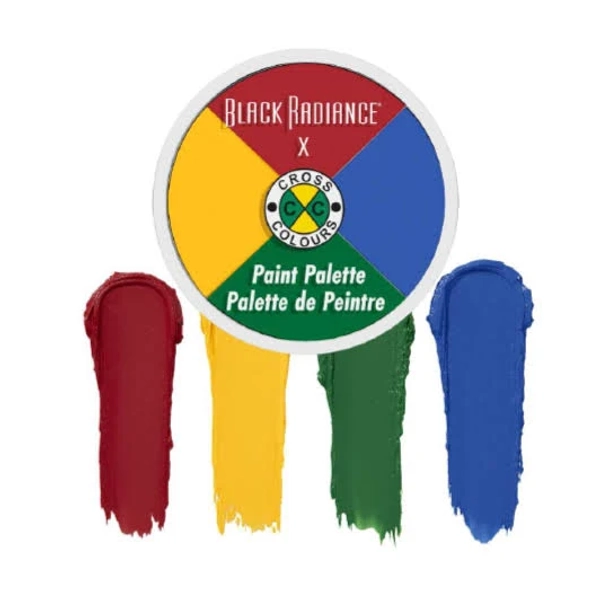 Black Radiance Cross Colours Paint Palette