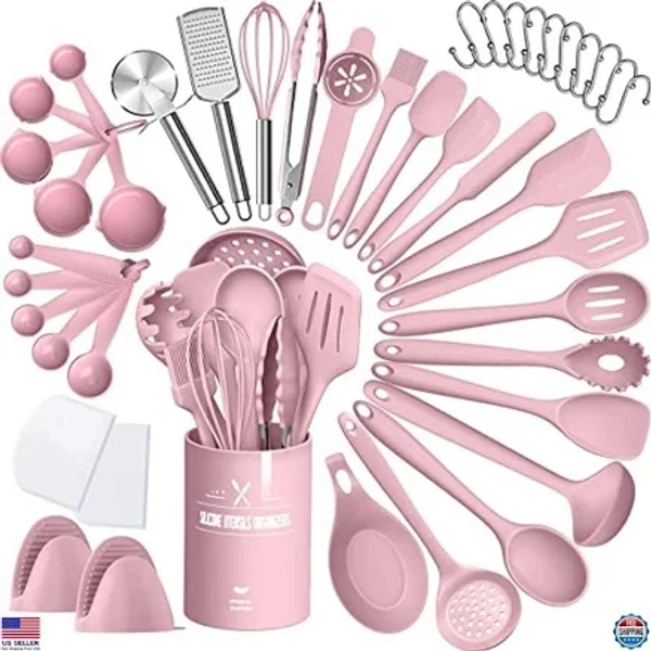 Silicone Cooking Kitchen Utensil Set
