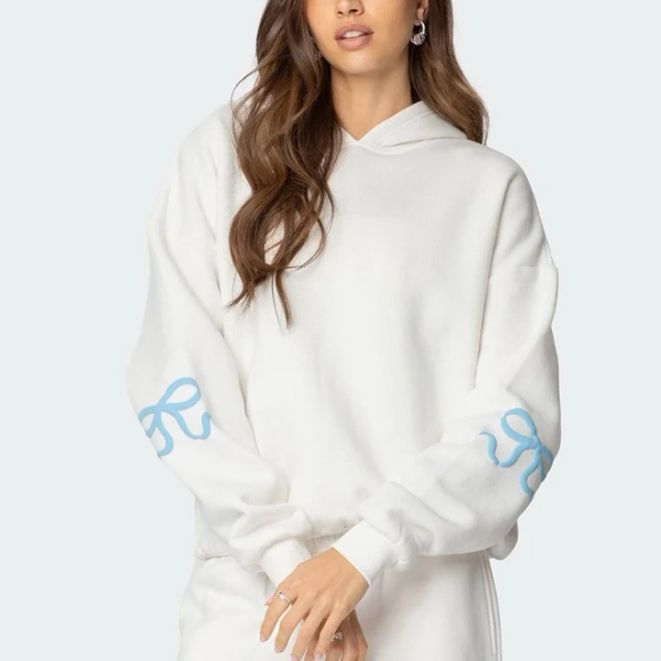 Edikted Women's Bonney Bow Oversize Hoodie