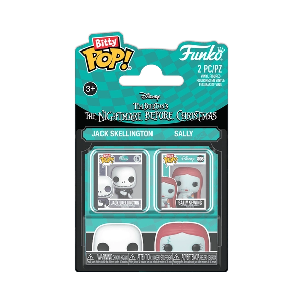 Bitty Pop! Jack Skellington & Sally Sewing 2-Pack