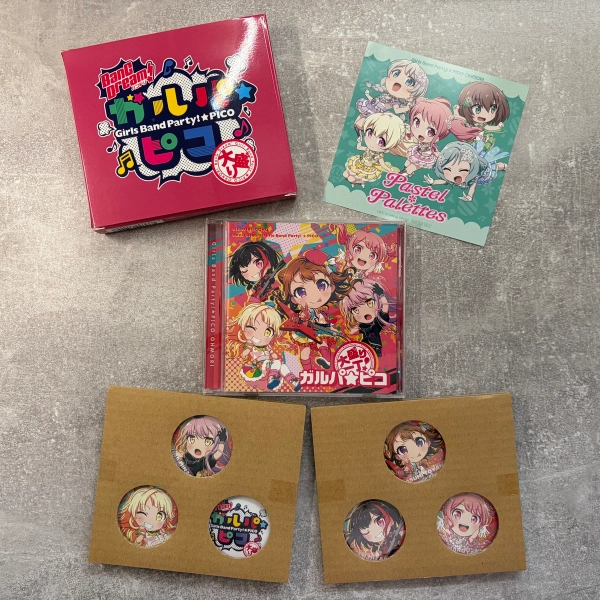 BanG Dream! Girls Band Party! Pico Ohmori | Limited Edition + 6 Pins | Japan Import | Very Good | Snows Mini - Importing Japan to the UK