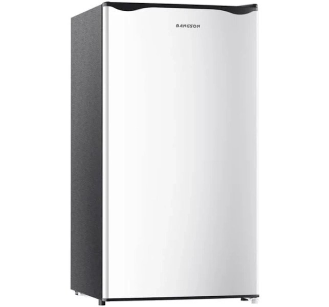 BANGSON 3.2Cu.Ft Freestanding Mini Fridge with Freezer