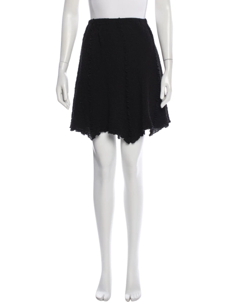 Ruffle Embellishment Mini Skirt