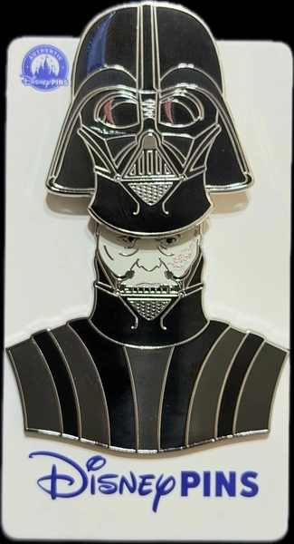 2026 Disney Parks Star Wars Darth Vader Helmet Slider Reveal OE Pin