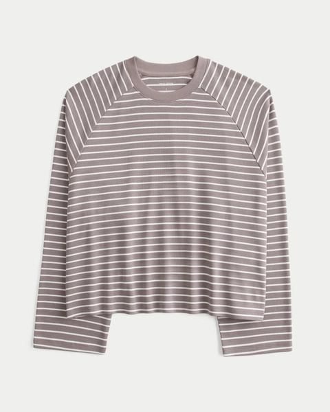 Easy Long-Sleeve Crew Top