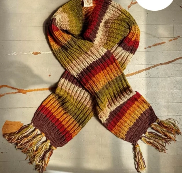 Wool Earthy Scarf 