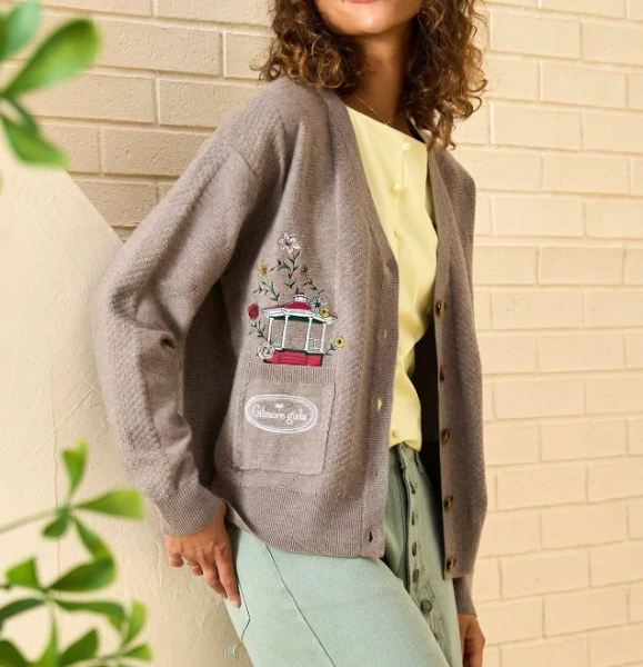 Gilmore Girls Stars Hollow Women's Knit Cardigan - BoxLunch Exclusive