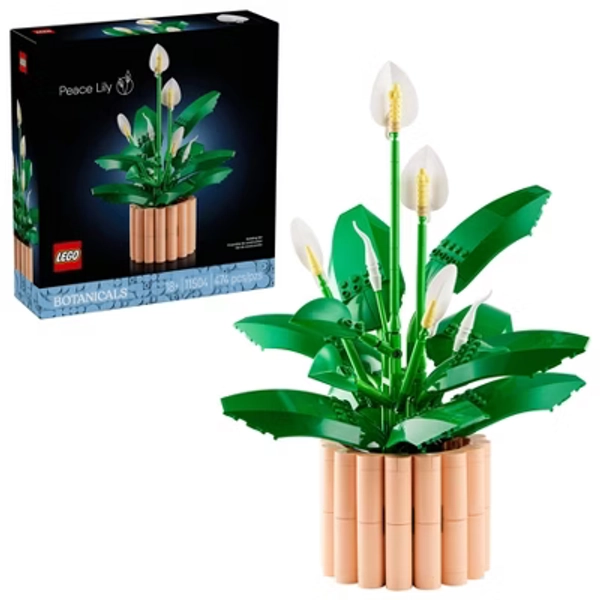 LEGO Botanicals Peace Lily - Flower Room Decor - Mother's Day Gift - 11504
