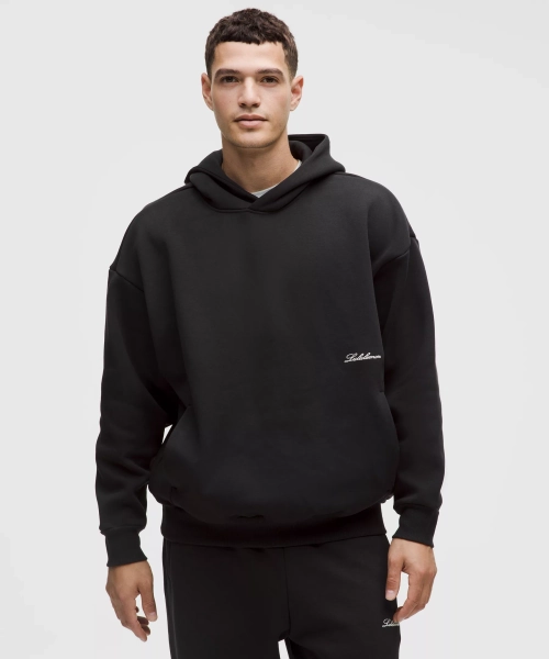 Men's Big Cozy Pullover Hoodie - Black - L