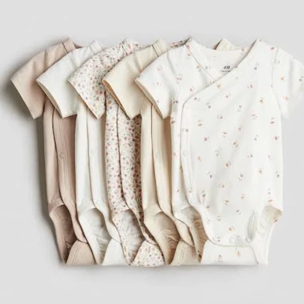 H&M 5-Pack Cotton Bodysuits
