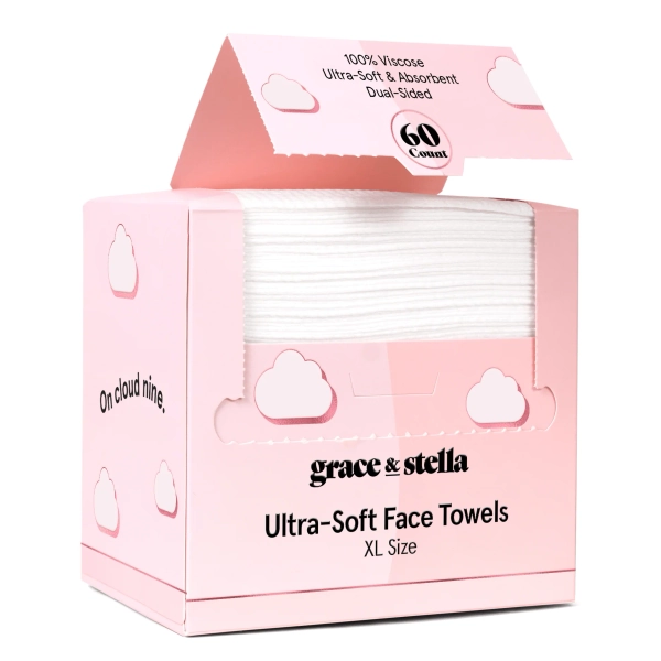 disposable face towels for sensitive skin by grace & stella - Default Title - grace & stella