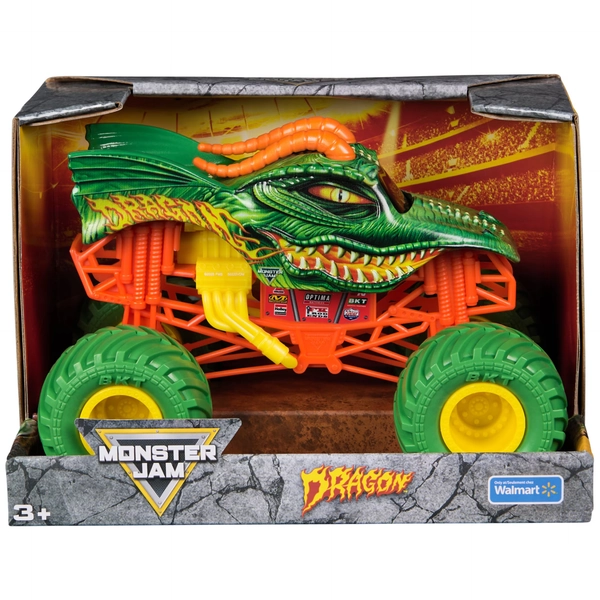 Monster Jam, Official Dragon Monster Truck Vehicle in 1:24 Scale - Walmart.com