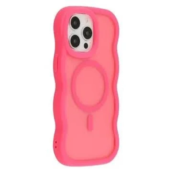iPhone 15 Pro Max Wave-Edge Magnetic Hybrid Case