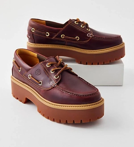 Timberland Women's Stone Street Platform Boat Shoes