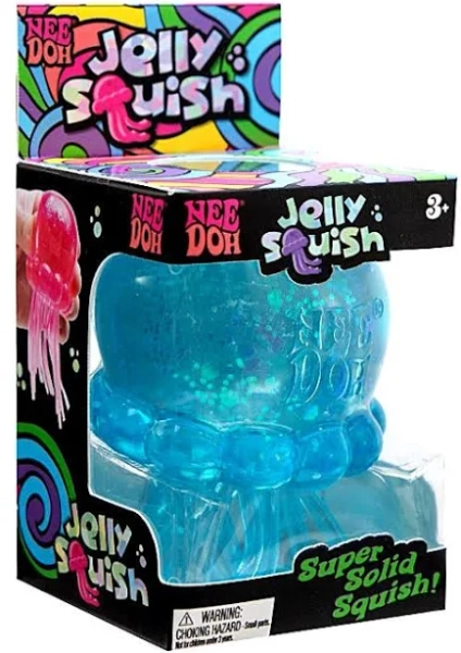 NeeDoh Jelly Squish Stress Ball [1 RANDOM Color] (Pre-Order ships June)