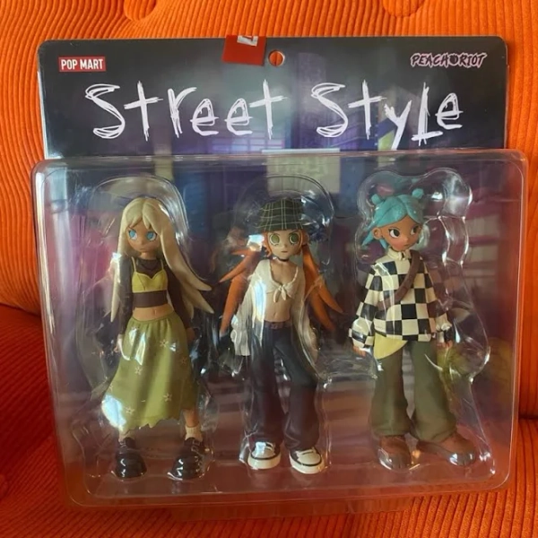 POP MART New Peach Riot Street Style Figures - New Toys & Collectibles