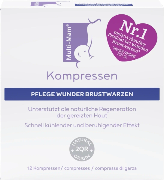 Kompressen für wunde Brustwarzen, 12 St