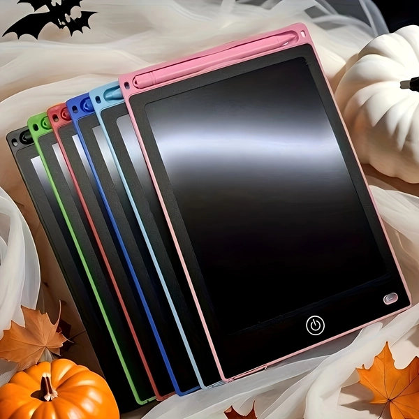 [Large LCD Drawing Tablet] 8.5" Large LCD Drawing Tablet - Portable Battery-Powered Art & Smart Writing Board with Stylus, Vibrant Colors for Halloween, Christmas, Back-to-School Gifts, Creative Art Supplies, Playful Design, Durable Construction
