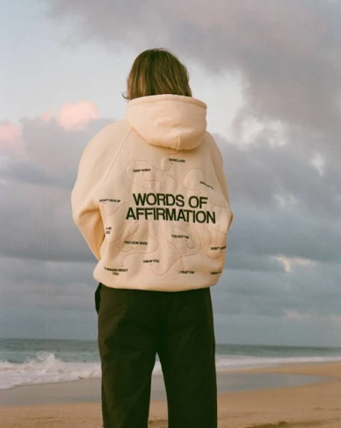 Words of Affirmation Oversized Lux Hoodie