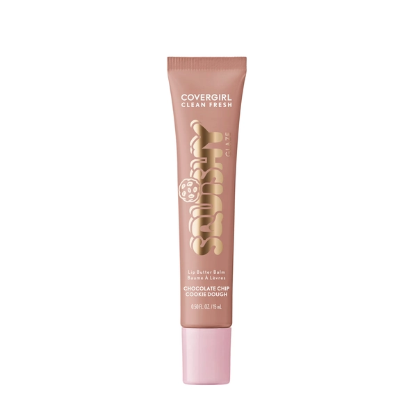COVERGIRL Clean Fresh Squishy Glaze, Lip Butter Balm, Soft and Plump Lips, Nourishing, Super Hydrating