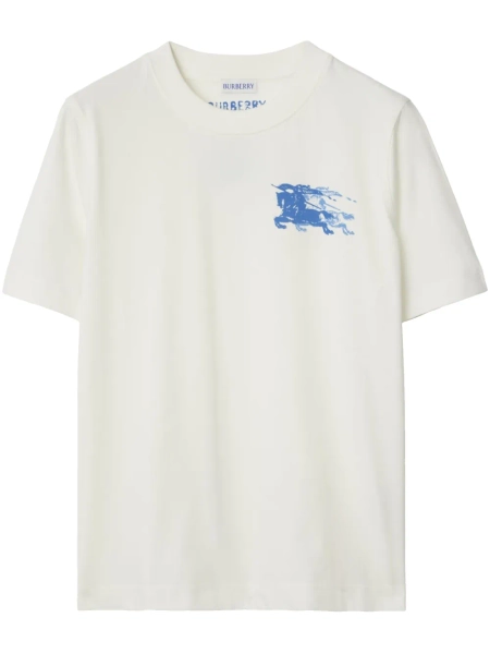 Burberry EKD Cotton T-shirt | White | FARFETCH
