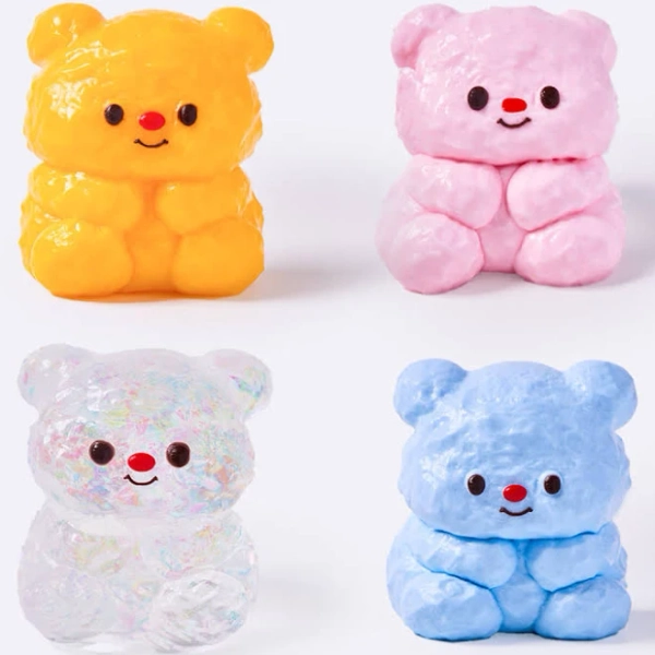 TABASQUISHY Bear Taba Squishy Sensory Experience Pack Squeeze Toys