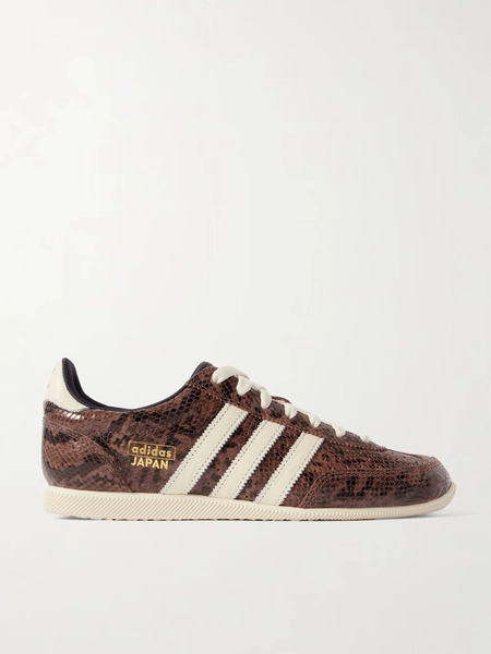 Japan snake-effect leather sneakers - snake print - UK 3.5
