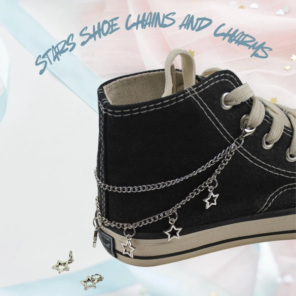 Star Shoe Chains 2025 Charms For Shoes Ships from USA