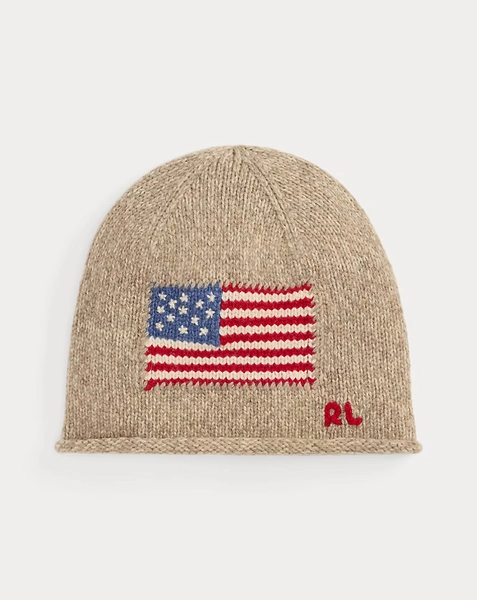 Flag Wool-Blend Beanie