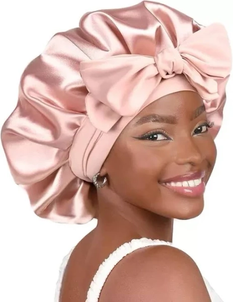Yanibest Adjustable Silk Bonnet For Sleeping Women Double Layer Satin