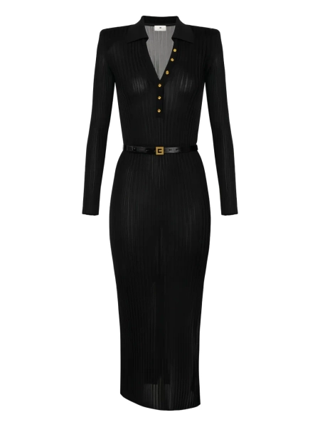 Elisabetta Franchi robe en jacquard à coupe mi-longue | 44