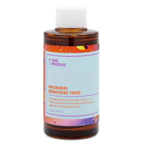 Good Molecules Niacinamide Brightening Face Toner - 4 fl oz: Liquid, Combination Skin, Unscented, Vegan
