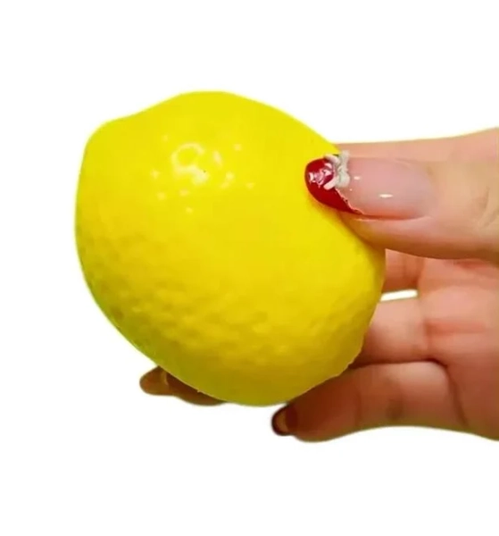 Color Changing Lemon Squishy Ball Soft Squeeze Fidget Handmade Toy Cute ASMR Sensory Plaything