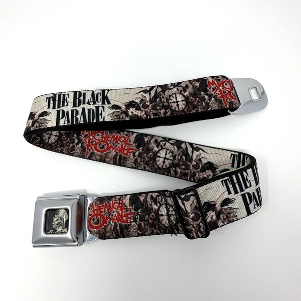 My Chemical Romance The Black Parade Buckle Down Seatbelt Style Belt 2015 Emo