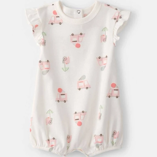 Carter's Baby Girl Ice Cream Truck Romper