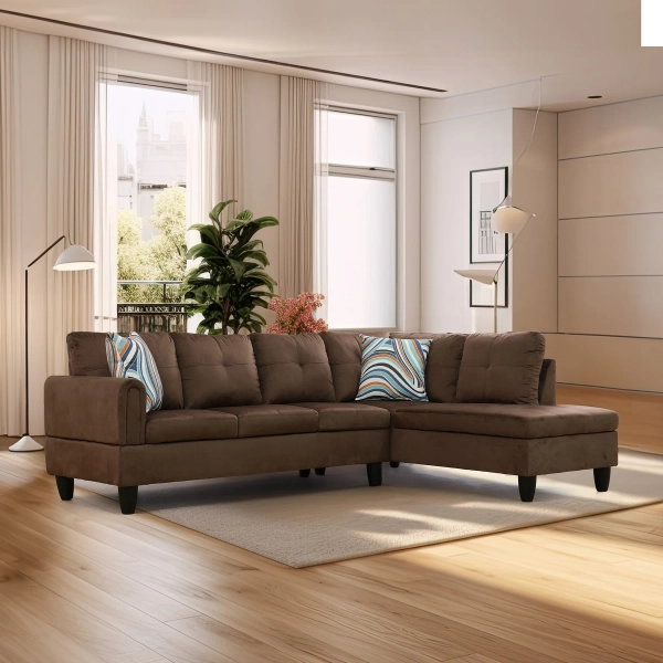 Red Barrel Studio® Jullissa 2 - Piece Upholstered Chaise Sectional | Wayfair