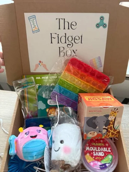Sensory Fidget Box: Calming Toys for Kids Ages 5+