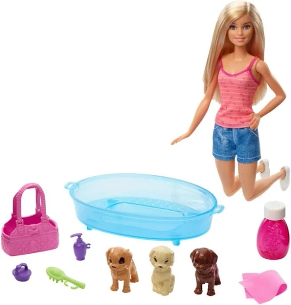 Barbie Doll & Pets Play Set