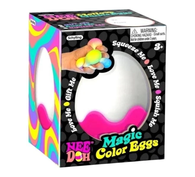 Nee Doh Magic Colour Eggs, Pink