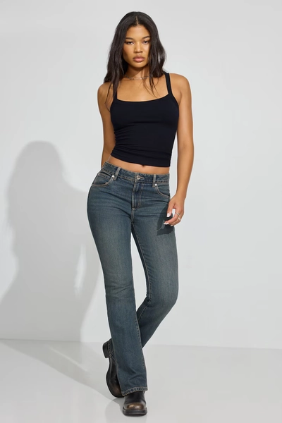 Mid Rise Bootcut Jeans