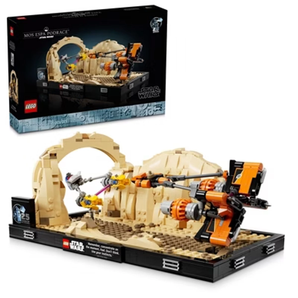 LEGO Star Wars Mos Espa Podrace Diorama Build and Display Set 75380