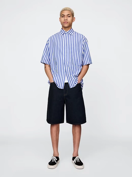10.5" Baggy Denim Shorts