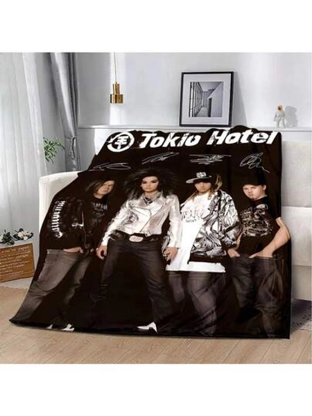 Famous  Tokio Hotel Printed Blanket Picnic Blankets Warm Blanket Soft And Comfortable Blanket Home Travel Birthday Gift