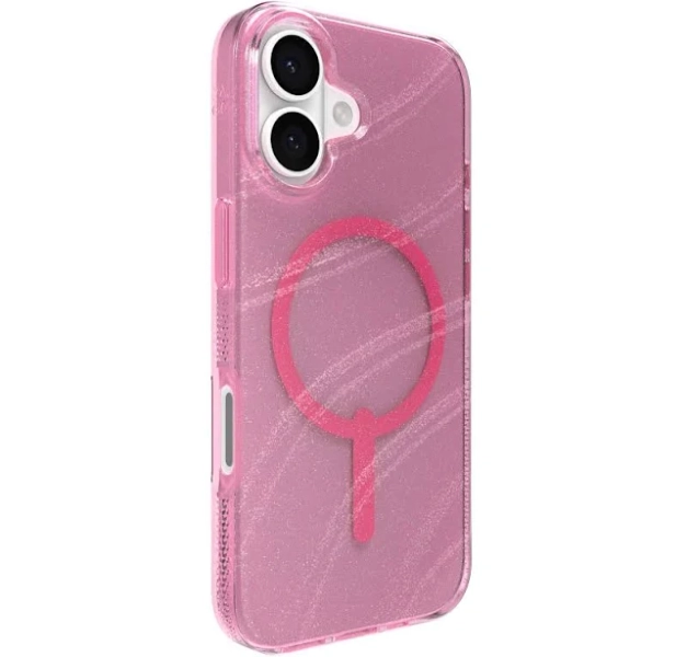 Zagg Milan Snap Case for iPhone 17 Graphene Strengthened Phone Case with Drop Protection Textured Edges & Sparkle Design