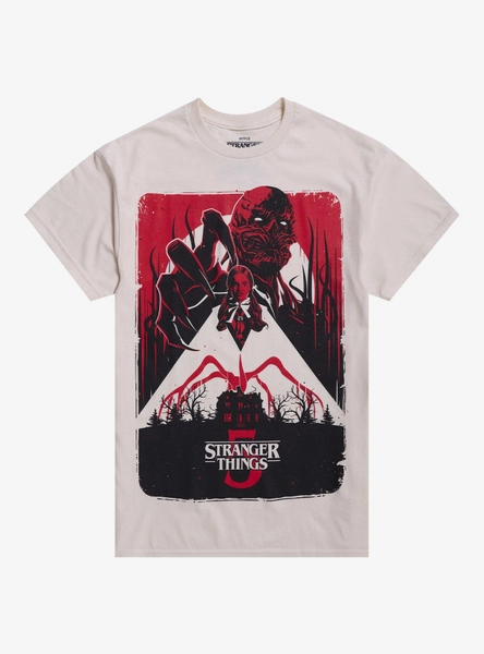 Stranger Things Season 5 Vecna & Max Poster T-Shirt