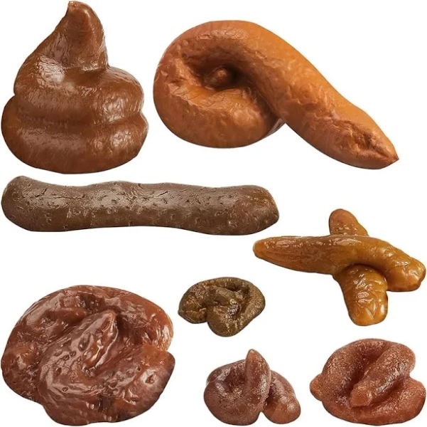 8 Pcs Fake Poop Realistic Dog Poop Toy Fake Turd Adult Gags And