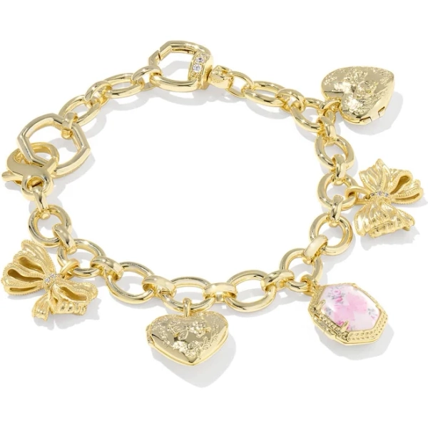 Kendra Scott x Loveshackfancy Bow Charm Bracelet